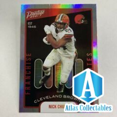 2021 Panini Prestige Franchise Favorites Nick Chubb #FF-5 Cleveland Browns